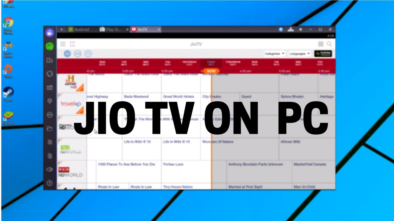 jio tv download for pc