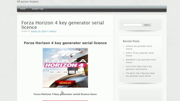 forza horizon 4 setup key